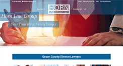 Desktop Screenshot of hornlawgroup.net